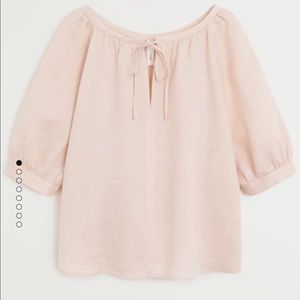 Mango linen top